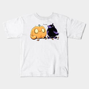 Pumpkitt and the Raven Kids T-Shirt